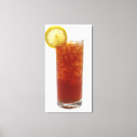 Un verre de thé glacé
