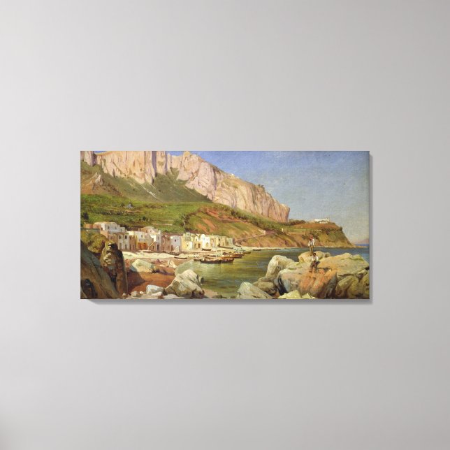 Toile Un village de pêcheurs à Capri (Recto)