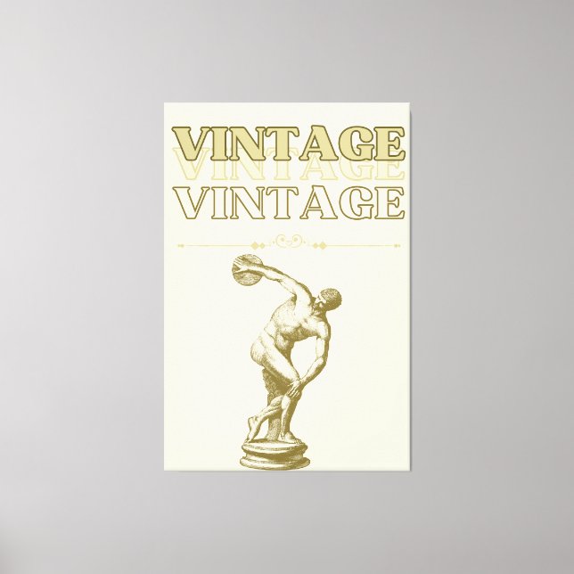 Toile Un voyage à travers l'esthétique Vintage (Recto)