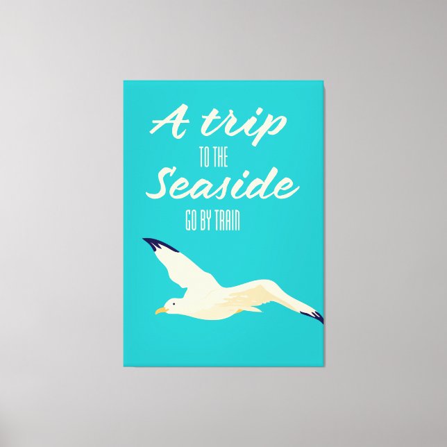 Toile Un voyage au bord de la mer (Recto)