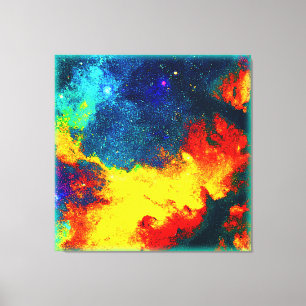 Toile Un voyage coloré à travers l'univers. Commandez dè