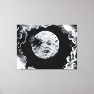 Toile Un voyage sur la Lune