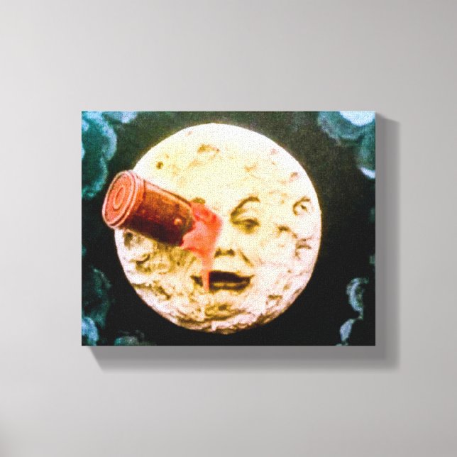 Toile Un voyage sur la Lune (Recto)