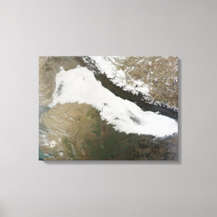 Toile Une banque épaisse de bas nuages