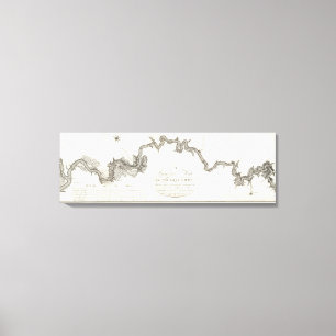 Toile Une carte générale de la rivière Ohio