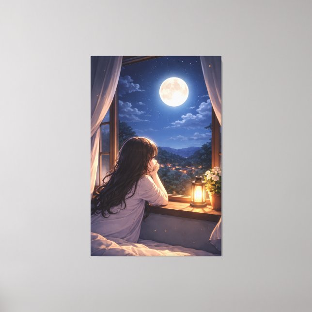 Toile Une Conversation Silencieuse avec le Ciel (Recto)