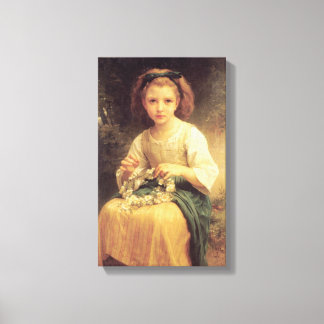 Toile Une couronne d'enfant par William Bouguereau