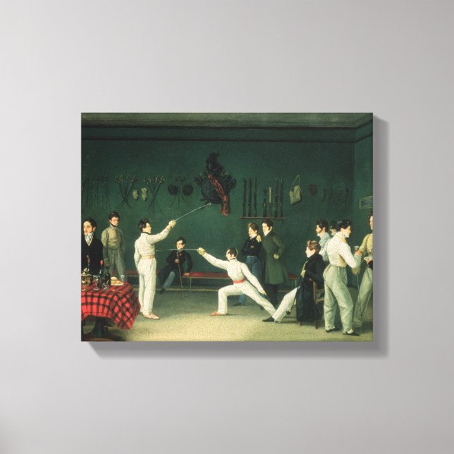 Toile Une escrime, 1827 (Recto)