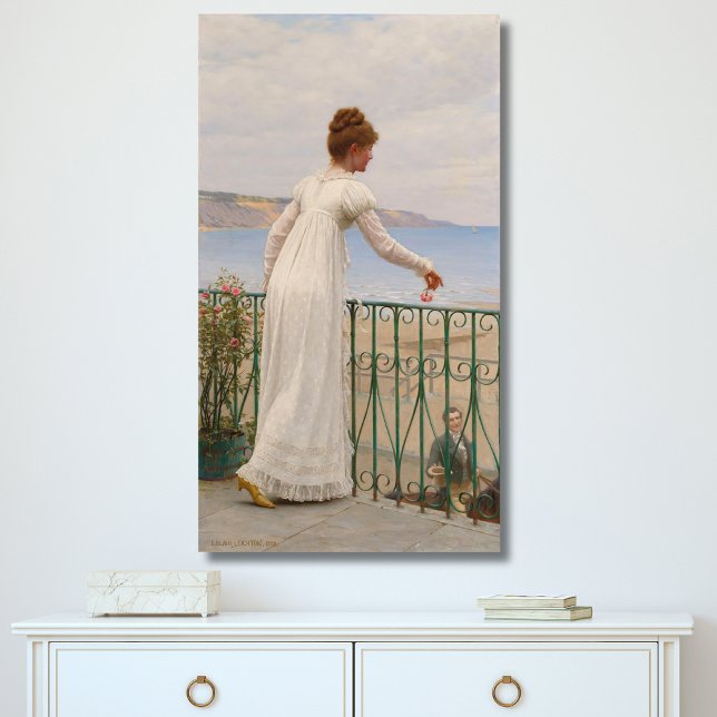 Toile Une faveur - Edmund Blair Leighton (Créateur téléchargé)