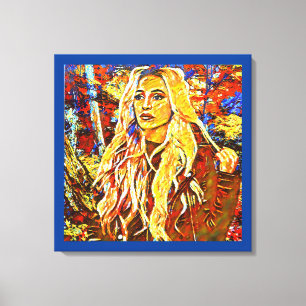 Toile Une Femme Marchant Dans Le Parc Art Impressionnist