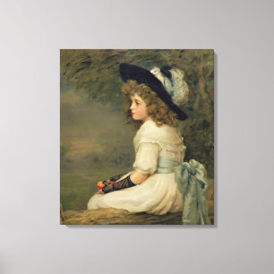 Toile Une fille de la veille, Pears Annual, Noël, 1899