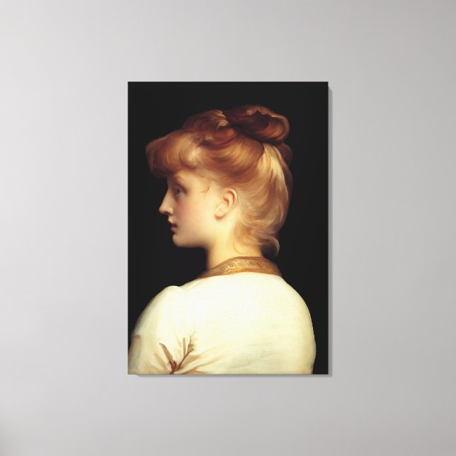 Toile Une fille par Lord Frederic Leighton (Recto)