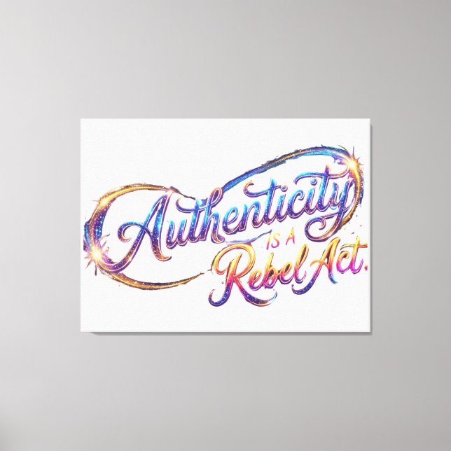 Toile Une galaxie en un coup de stylo (Recto)
