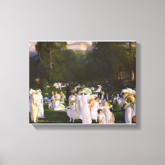 Toile Une journée en juin - George Bellows - 1913
