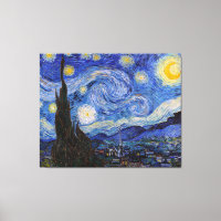 Une nuit étoilée : Saint Remy par Vincent Van Gogh
