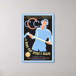 Toile Une opportunité pour un jeune homme