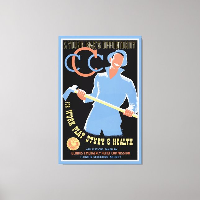 Toile Une opportunité pour un jeune homme - L (Recto)