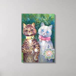 Toile Une paire heureuse Louis Wain