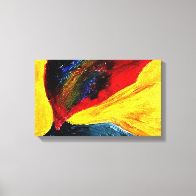 Toile Une peinture à l'huile appelée Volcano par Samuel  (Recto)