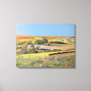 Toile Une peinture des bas du Sussex, Angleterre