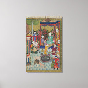 Toile Une réception princière