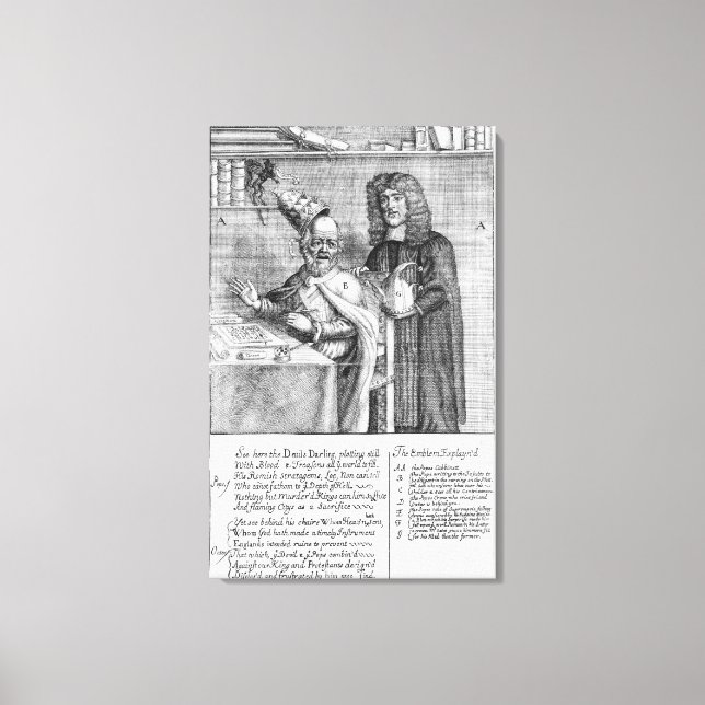 Toile Une représentation de Titus Oates (Recto)