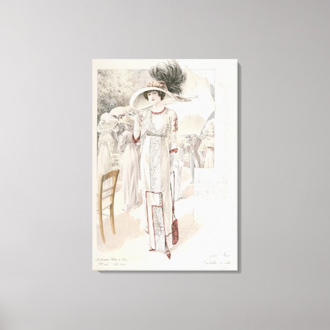 Toile Une robe de ville, des Grandes Modes de Paris (Recto)