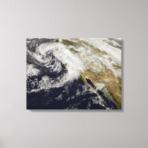 Toile Une série de tempêtes fortes avec les vents