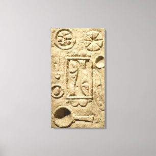 Toile Une table étendue, de Timgad, l'Algérie