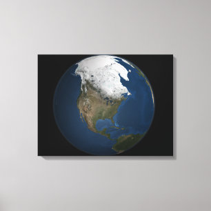 Toile Une vision globale de l'Amérique du Nord