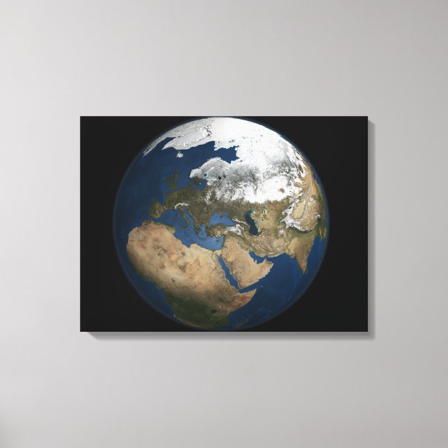Toile Une vision globale de l'Europe et de la Scandinavi (Recto)