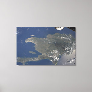 Toile Une vue de l'île des Caraïbes de Hispaniola