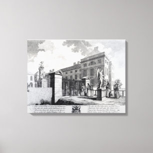 Toile Une vue de perspective de l'hôpital d'enfant
