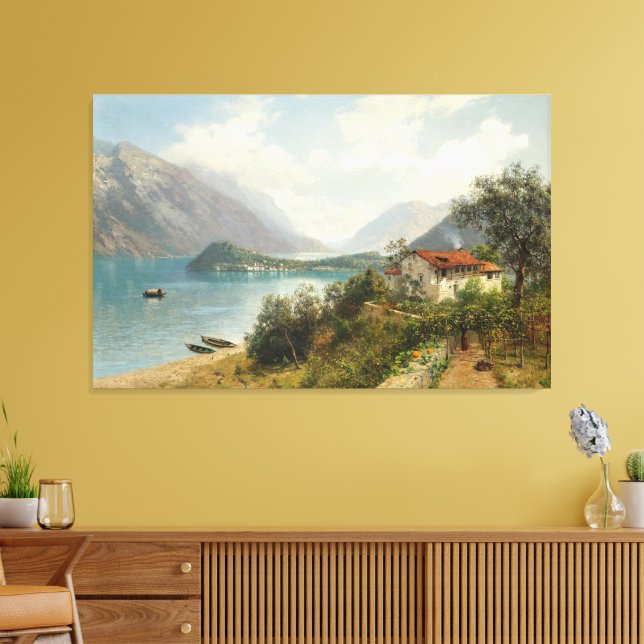 Toile Une vue sur le lac de Côme (Insitu(Salon))