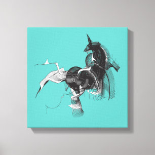 Toile Unicorne numérique