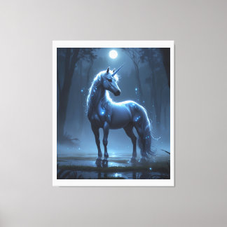 Toile Unicorne Theme Canvas Art