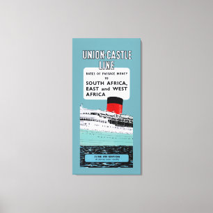Toile Union Castle Line Brochure ~ XL