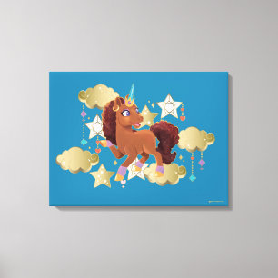 Toile Unique aux étoiles et aux nuages Unicorne