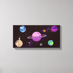 Toile Univers moderne cool