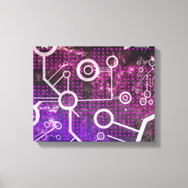 Toile Univers numérique (Recto)