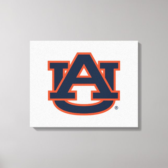 Toile Université d'Auburn | Auburn UA Logo (Recto)