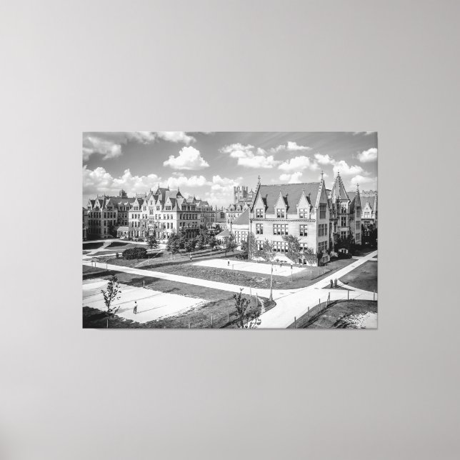 Toile Université de Campus CHICAGO 1907 (Recto)
