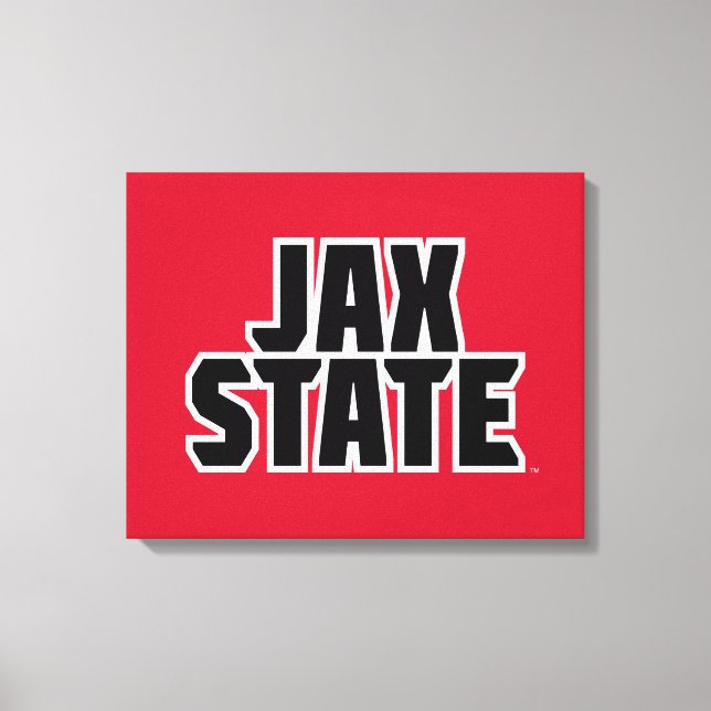 Toile Université d'État de Jacksonville JAX STATE Texte  (Recto)