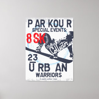 Toile Urban Parkour - Extreme Sports Arwork,