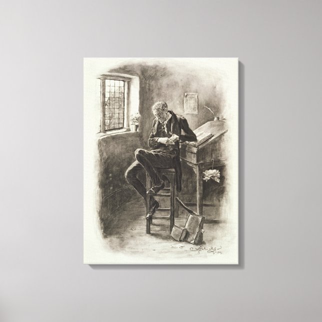 Toile Uriah Heep, de "Charles Dickens : Un commérage sur (Recto)