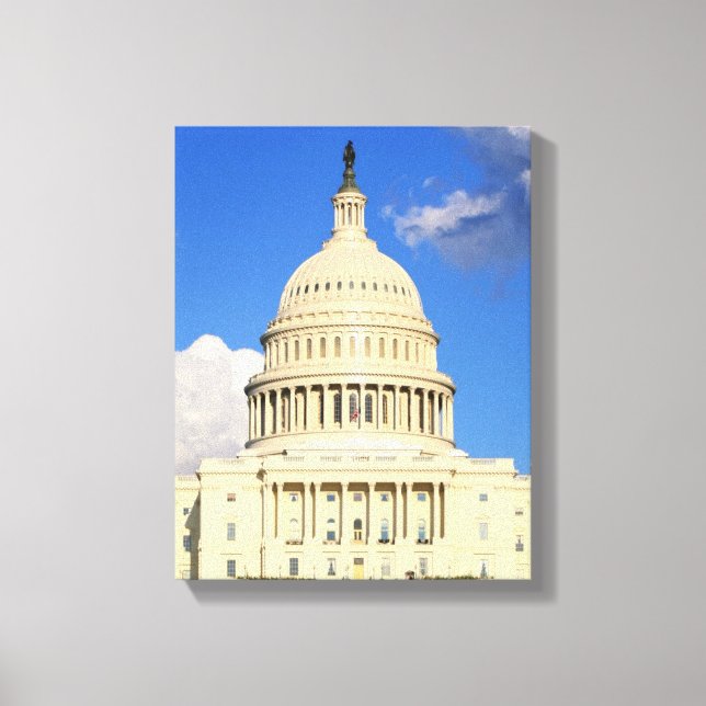 Toile US Capitol Building, Washington DC, États-Unis (Recto)