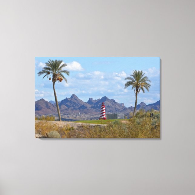 Toile USA, Arizona, Lake Havasu City. Phare suivant (Recto)