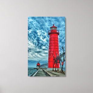 Toile USA, Grand Haven, Michigan, phare
