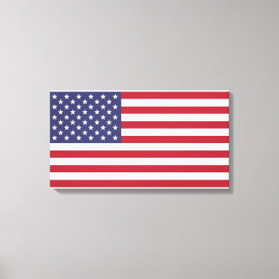 Toile USA Stars and Stripes (Drapeau des Etats-Unis)