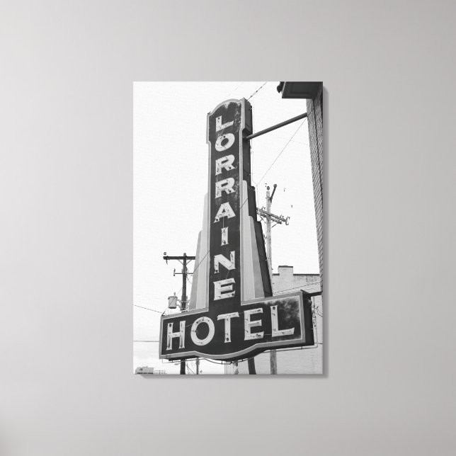 Toile USA, Tennessee, Memphis : Droits civils nationaux (Recto)